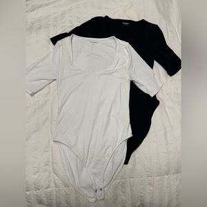 Two Bodysuits black and white